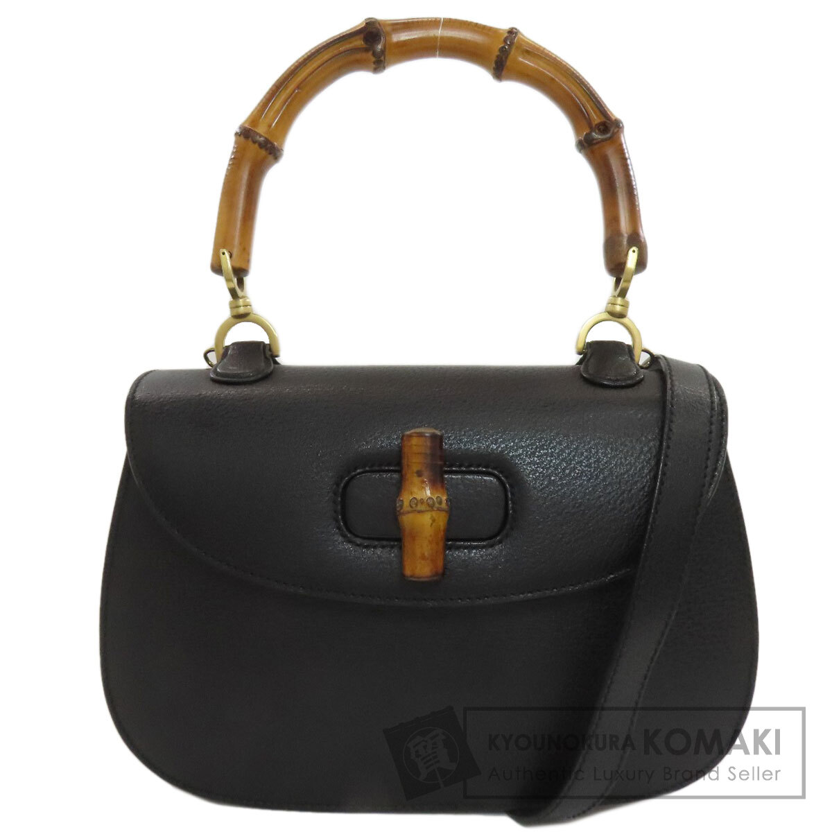 GUCCI グッチ 000-2113-0633 バンブー 2WAY ハンドバッグ カーフ