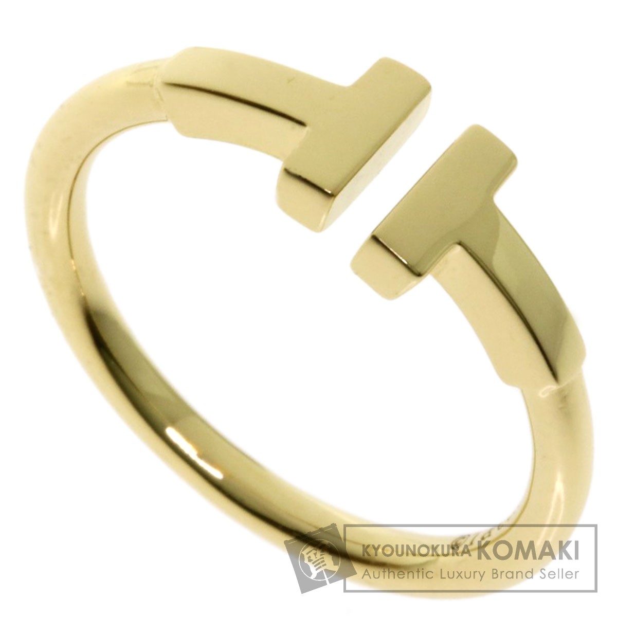 TIFFANY＆Co ティファニー T ワイヤー リング 約11号 K18YG 750