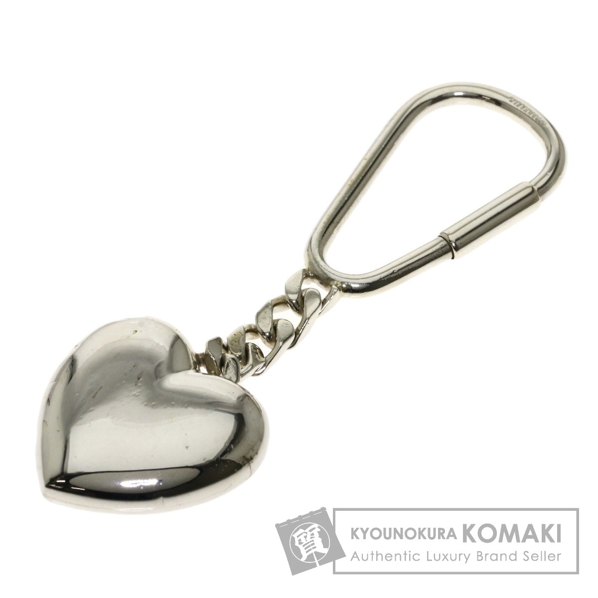 TIFFANY&Co.ティファニーキーリングハートキーホルダーシルバー
