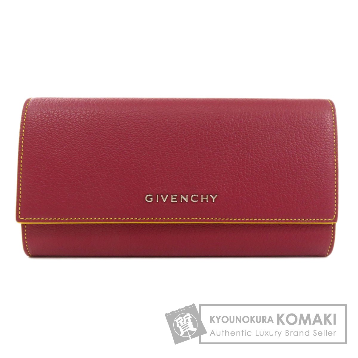 GIVENCHY ジバンシー　赤レザー 二つ折り財布　レッド　ゴールド 楽天市場】ジバンシィ GIVENCHY がま口 二つ折り財布 ボルドー