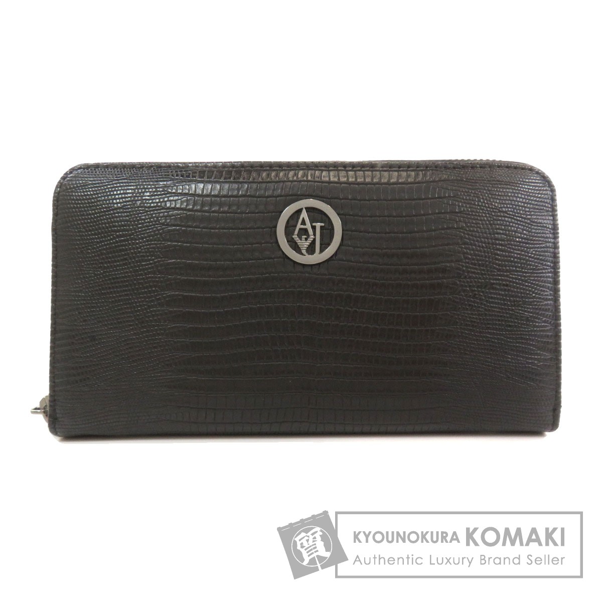 ARMANI JEANS アルマーニ・ジーンズ 型押しデザイン 長財布