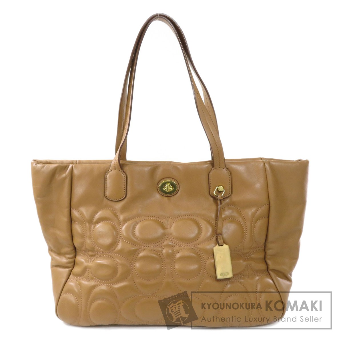 28 COACH コーチ　シグネチャー　トートバッグ　ハンドバッグ COACH コーチ 21237 シグネチャー トートバッグ レザー