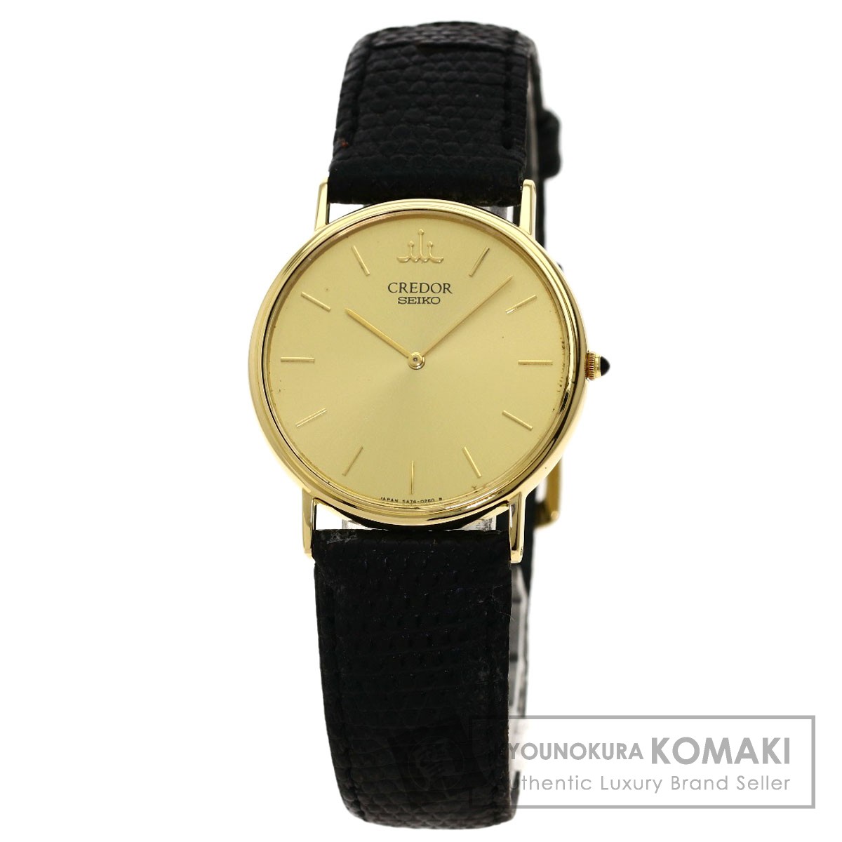 セイコー クレドール 5A74-0050 腕時計 メンズ クォーツ SS×18KT