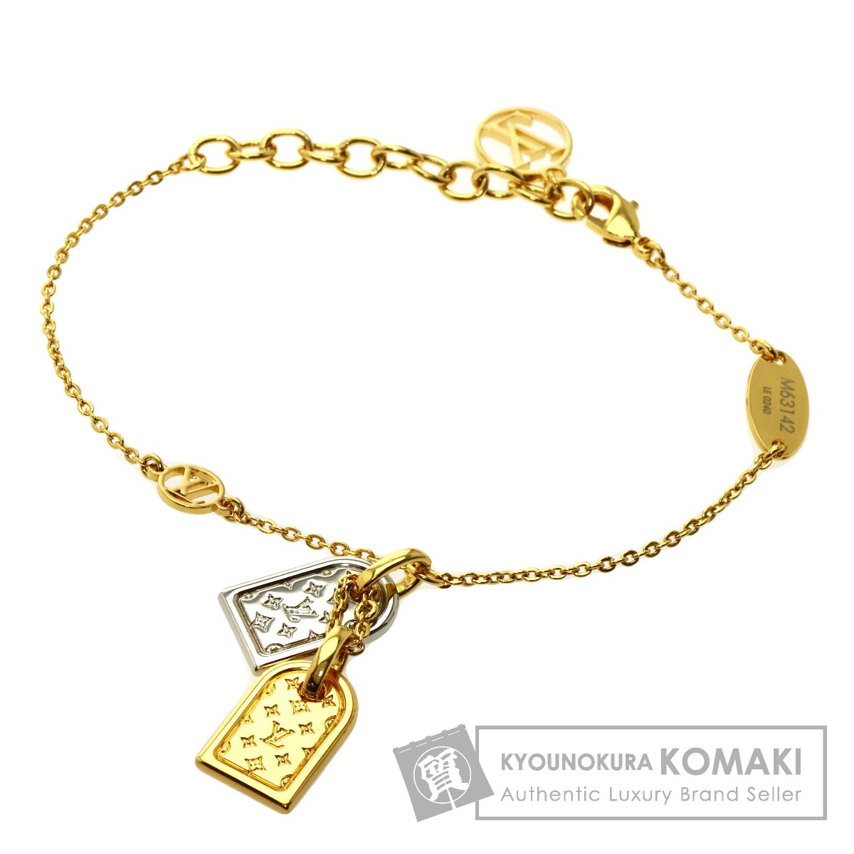 限定品◆関税無【LOUIS VUITTON】ブレスレット ナノグラム 2タグ org.jpg