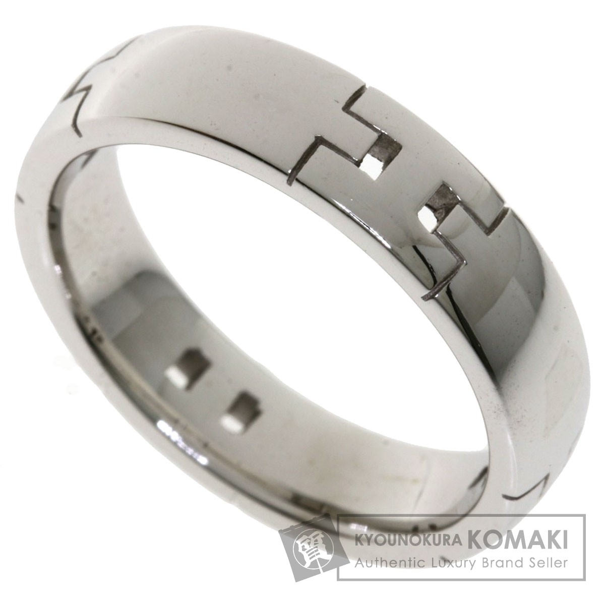 Hermesエルメスヘラクレスリング 60リング 指輪k18ホワイトゴールドメンズ ブランド京の蔵小牧 ネット販売部