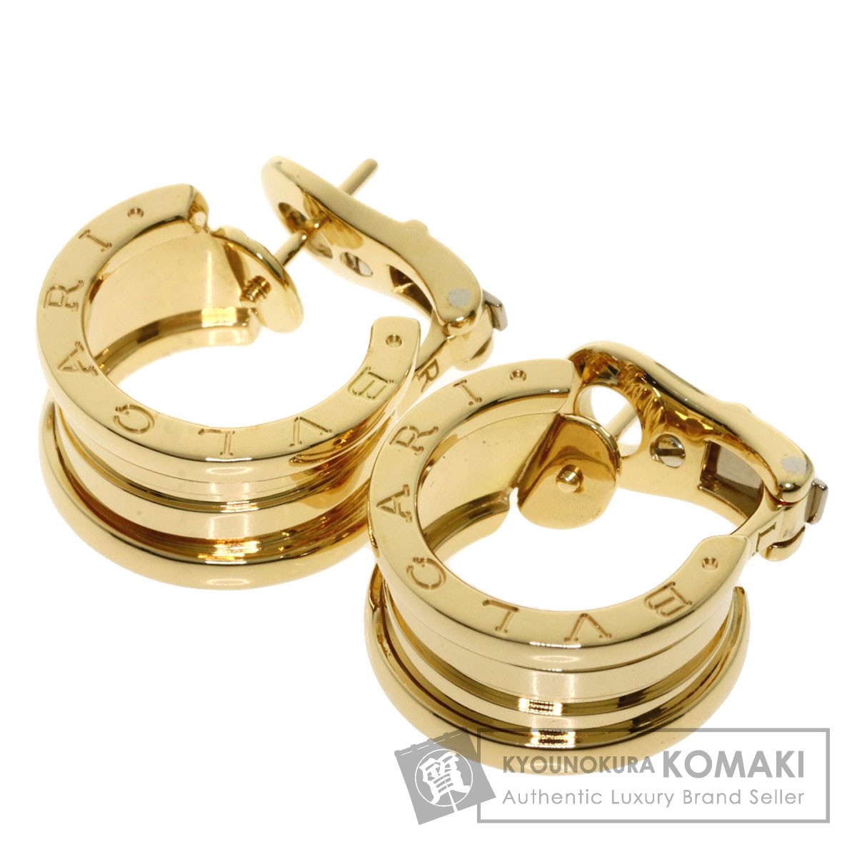 BVLGARI ブルガリ ビーゼロワン B-zero1 ピアス K18イエロー