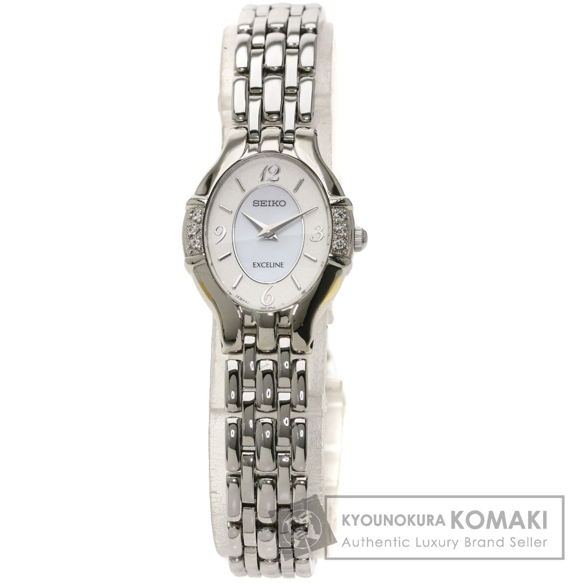 SEIKO セイコー 1F20-0AW0 エクセリーヌ 6P ダイヤモンド 腕時計