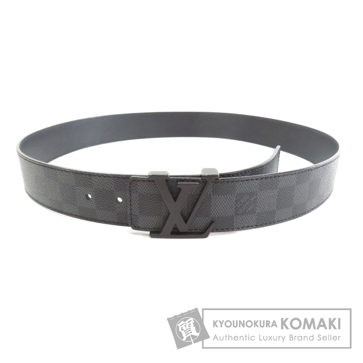 LOUIS VUITTON サイズ80 グラフィット　ダミエ サンチュール LOUIS VUITTON - 【本物保証】 ルイヴィトン LOUIS VUITTON