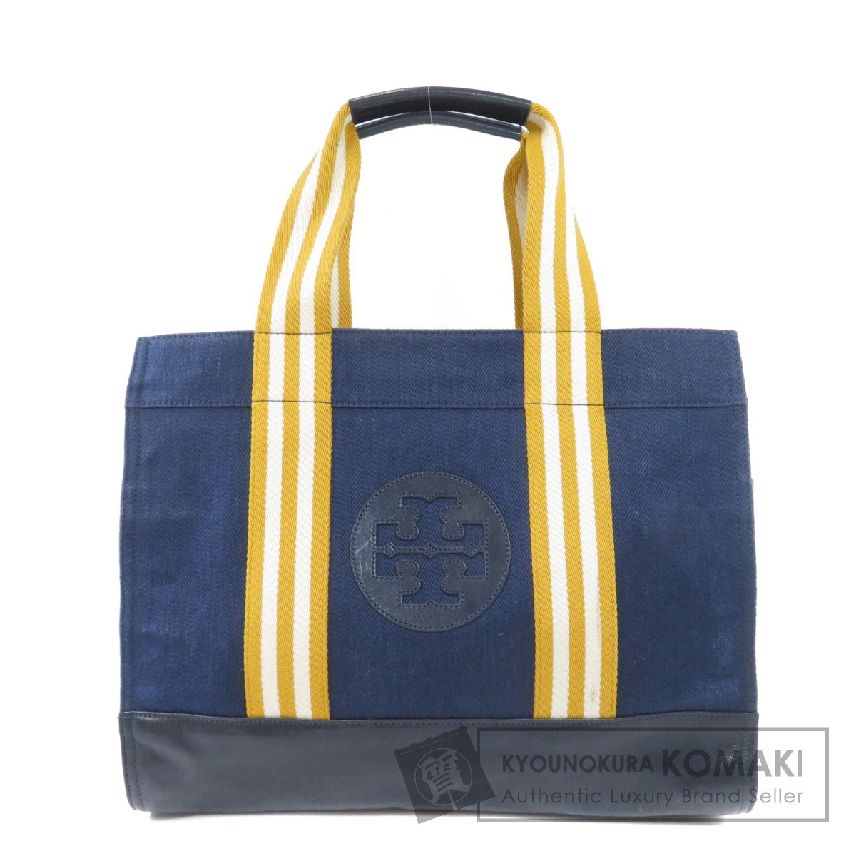 Tory Burch トリーバーチ ロゴ トートバッグ デニム レディース