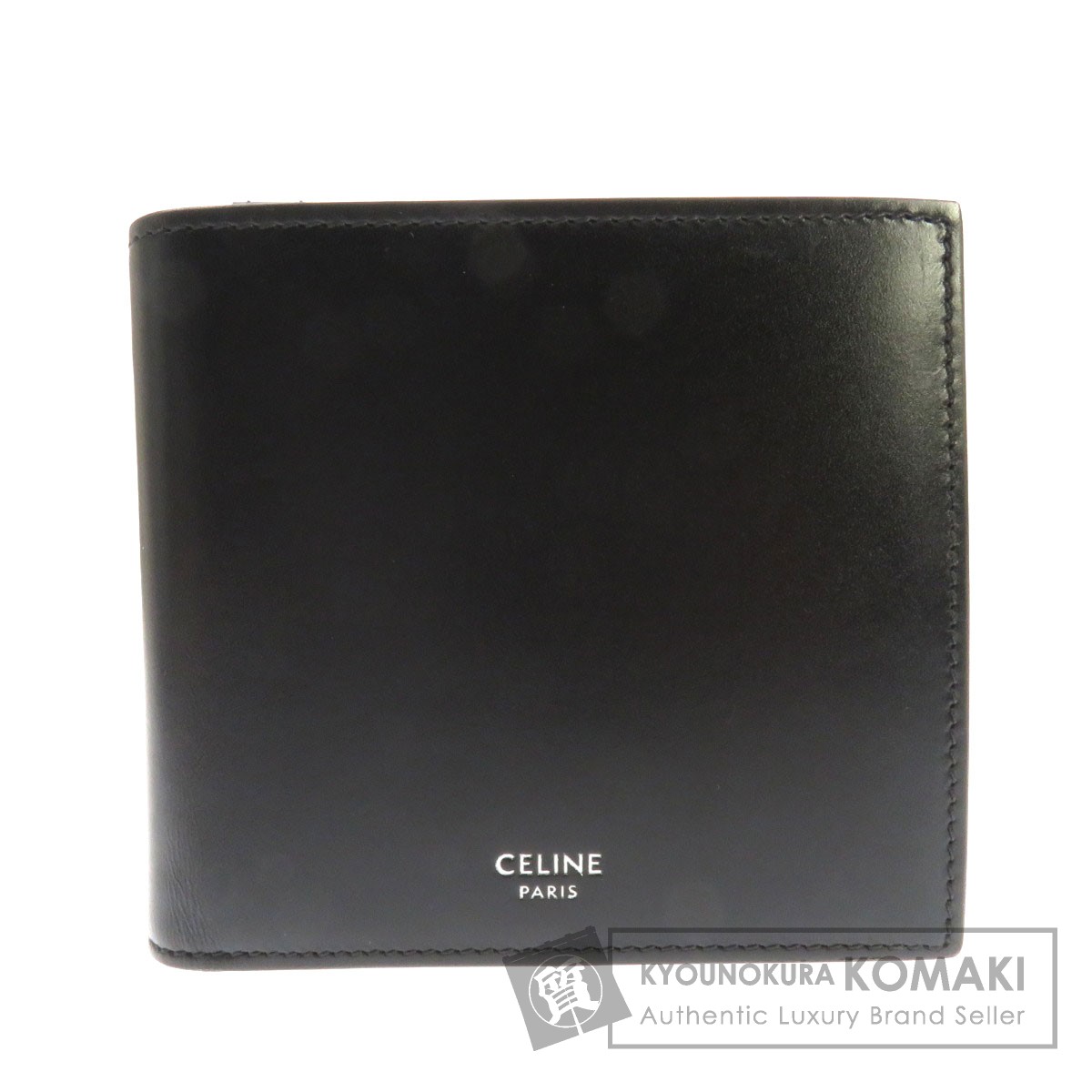 CELINEセリーヌ二つ折り札入れ二つ折り財布（小銭入れなし