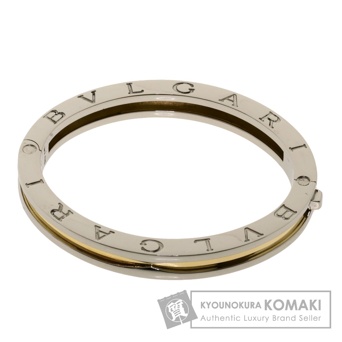 極美品 ブルガリ バングル ブレスレット ビーゼロ リング レザー レディース BVLGARI/ブルガリ】 ブレスレット B-ZERO 1/ビーゼロワン
