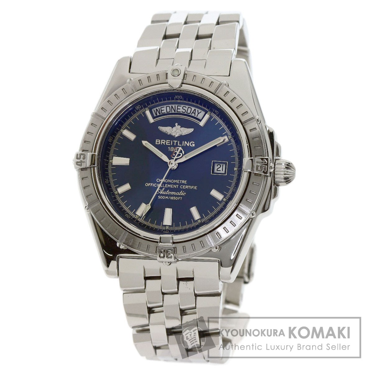BREITLING ステンレススチール バックル Amazon.com: FUKUZL 22mm 24mm Silver Stainless Steel Watch