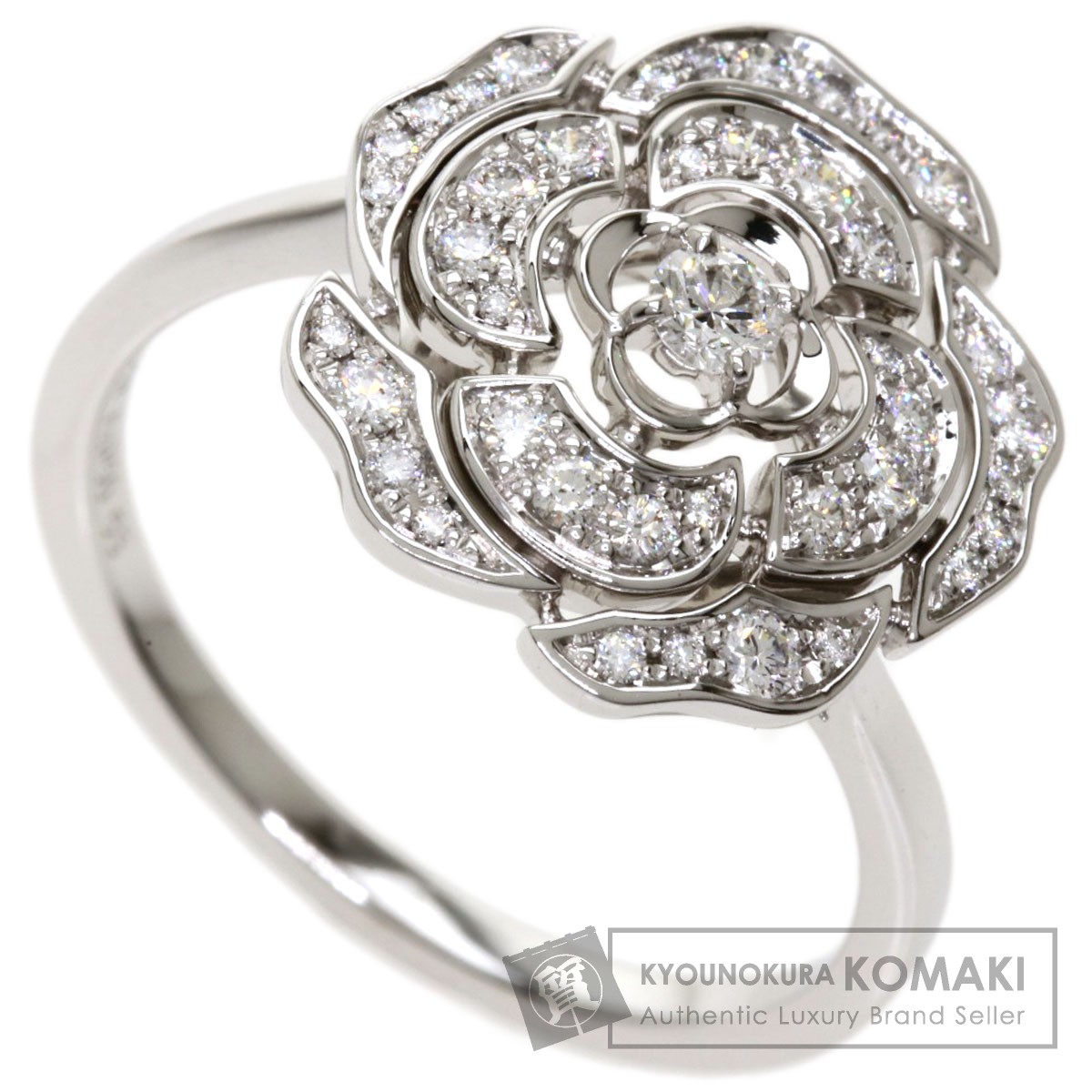 CHANEL シャネル カメリア ダイヤモンド #53 リング・指輪 K18