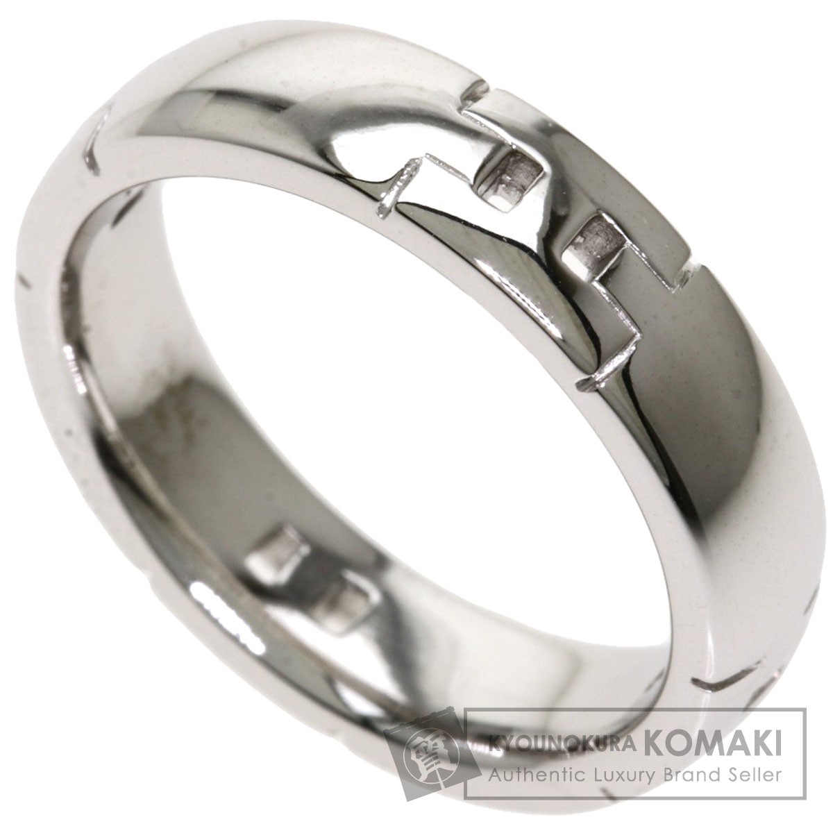 Hermes エルメス ヘラクレス 61 リング 指輪 K18ホワイトゴールド メンズ ブランド京の蔵小牧 ネット販売部