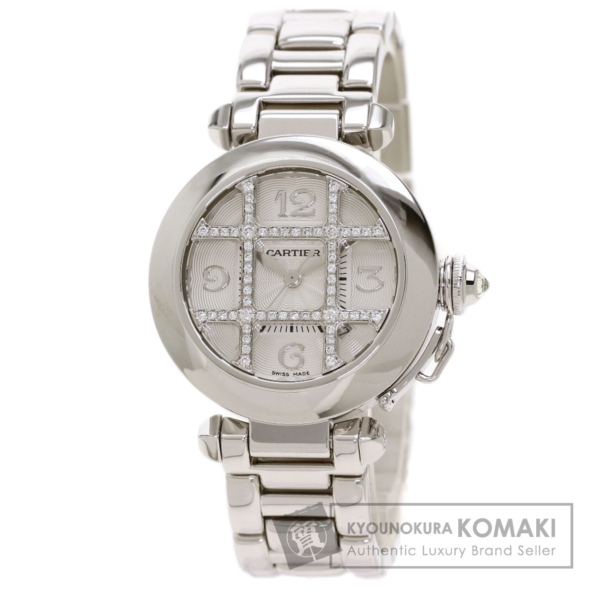 CARTIER カルティエ WJ1053M9 パシャ 32mm グリッド