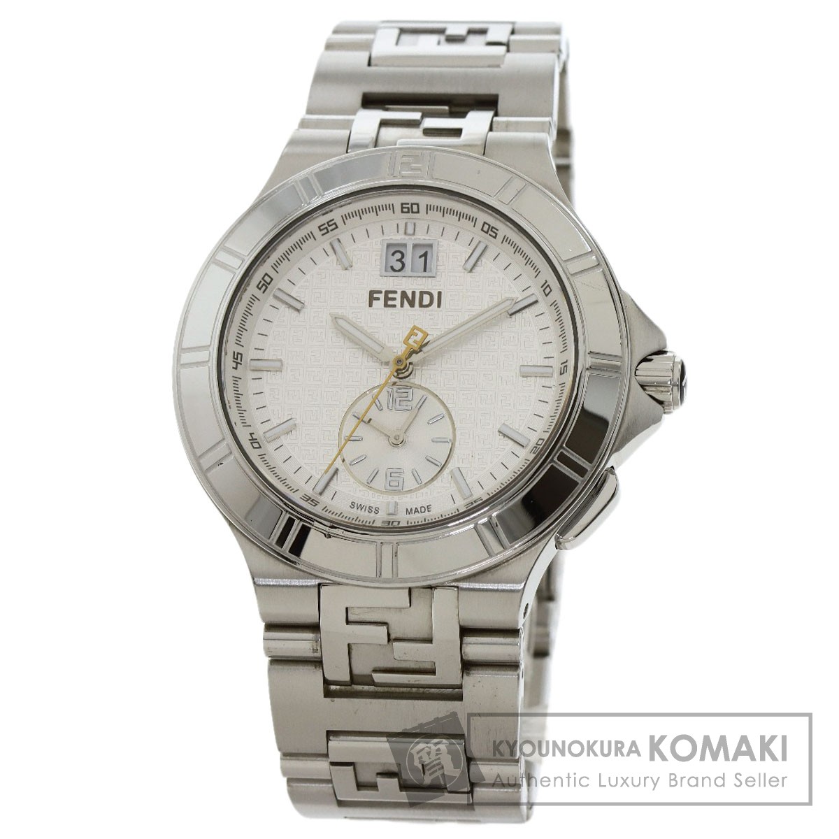 FENDI フェンディ　ハイスピード　008-4700G ビッグデイト　腕時計 FENDI フェンディ 4700G ハイスピード 腕時計 ステンレス