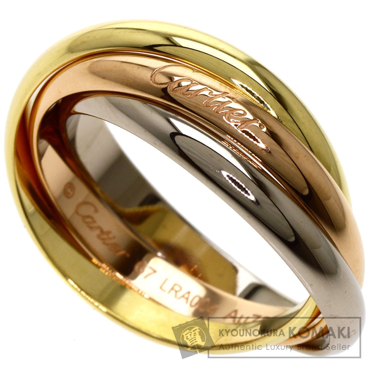 CARTIER カルティエ トリニティ #67 リング・指輪 K18イエロー