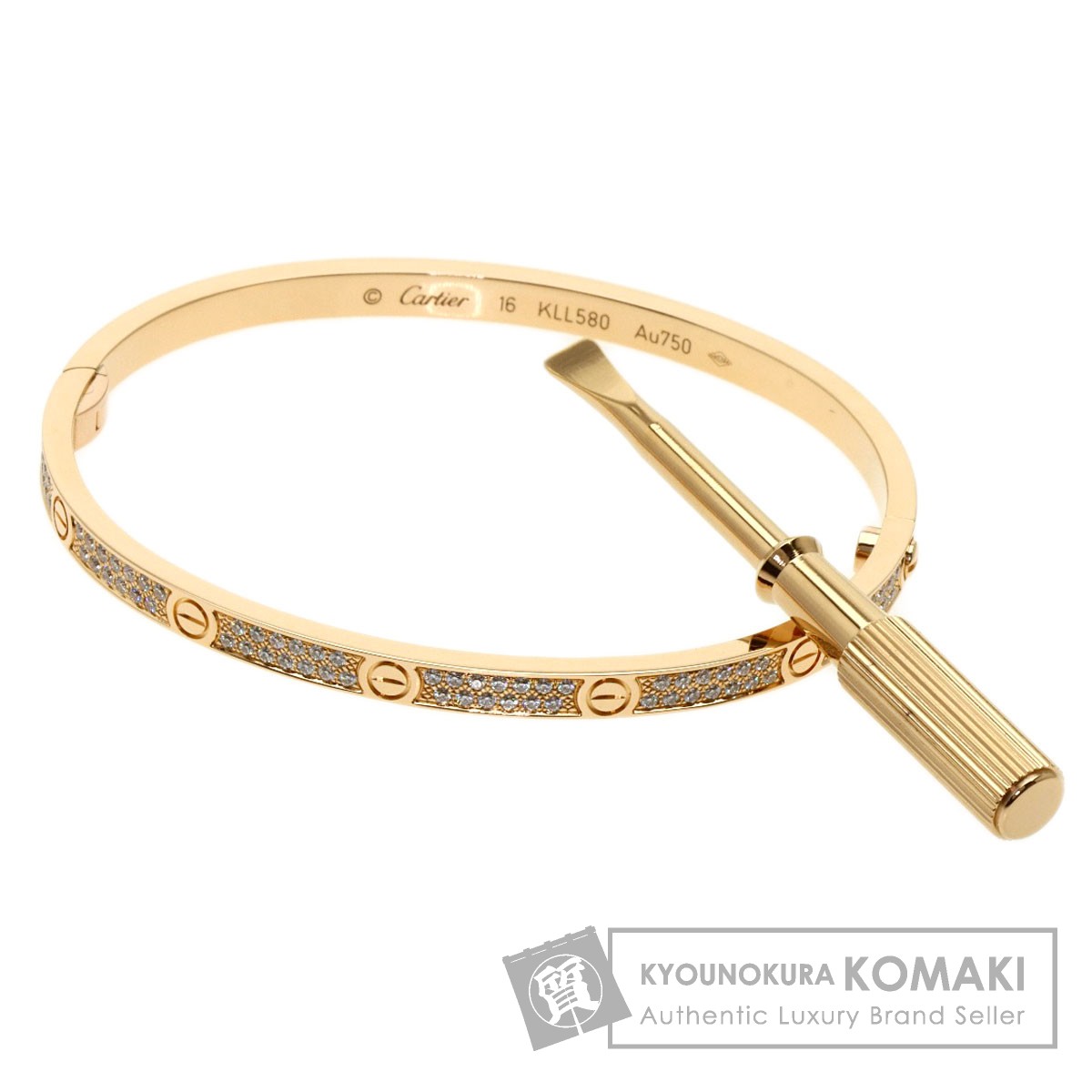 CARTIER カルティエ ラブブレス ダイヤモンド #19 ドライバー