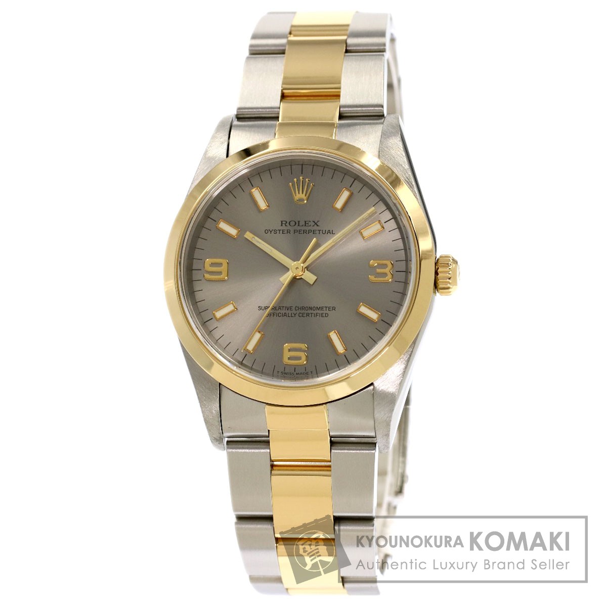 ROLEX Date ステンレススチール 時計 ロレックス デイトジャスト WGベゼル 116234 Z番 ブラック