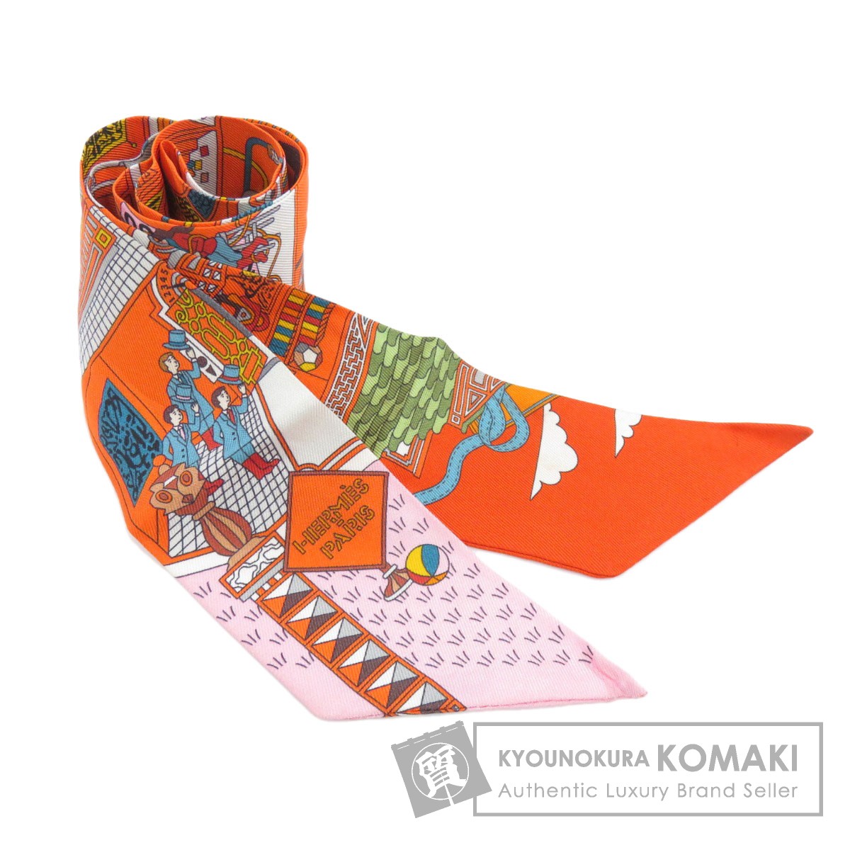 HERMES エルメス ツイリー スカーフ シルク レディース ブランド