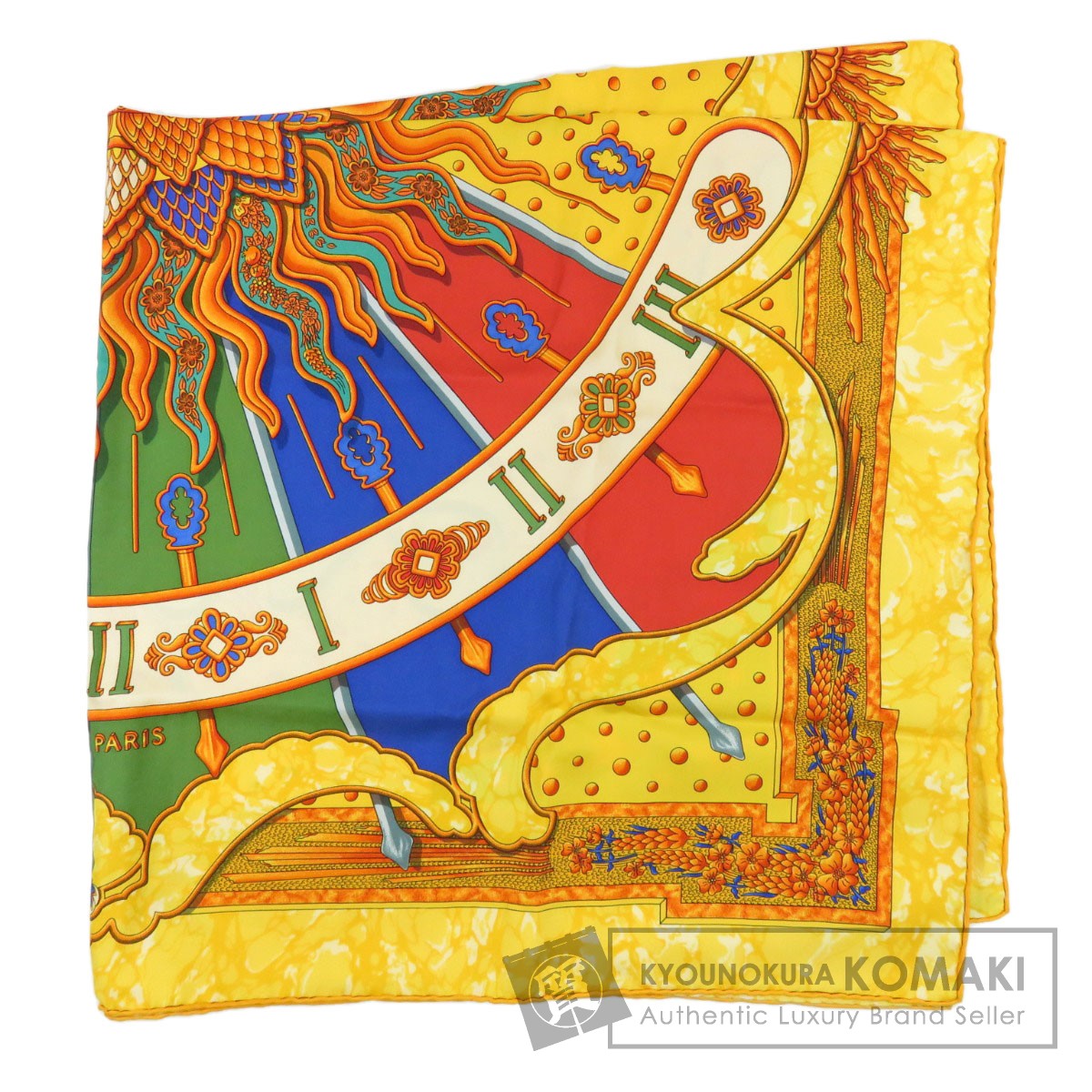 HERMES エルメス カレ90 CARPE DIEM 今日一日を楽しむ スカーフ