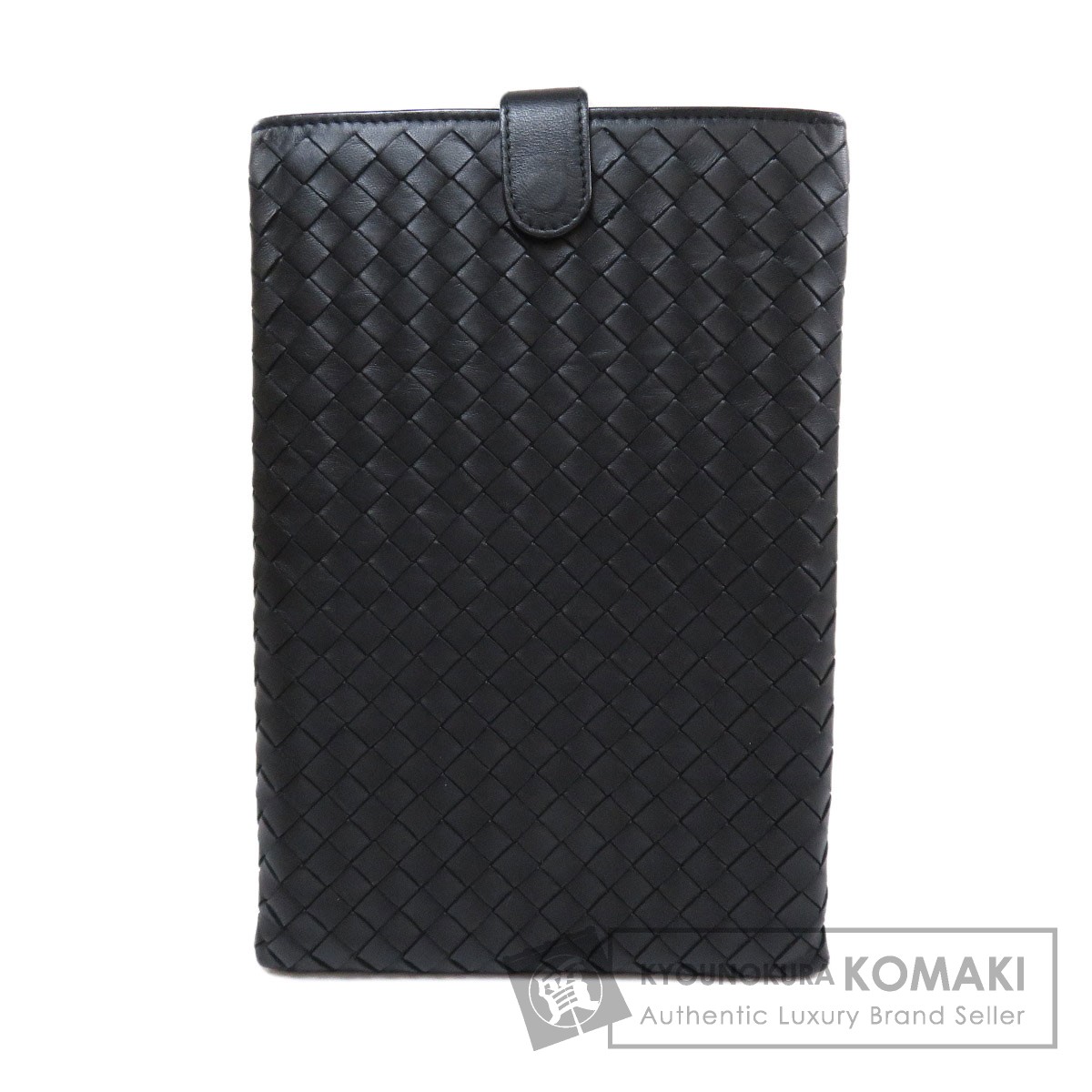 ボッテガヴェネタ　iPadケース　ブラック ブラックイントレチャート ピッコロ iPad Proケース| Bottega