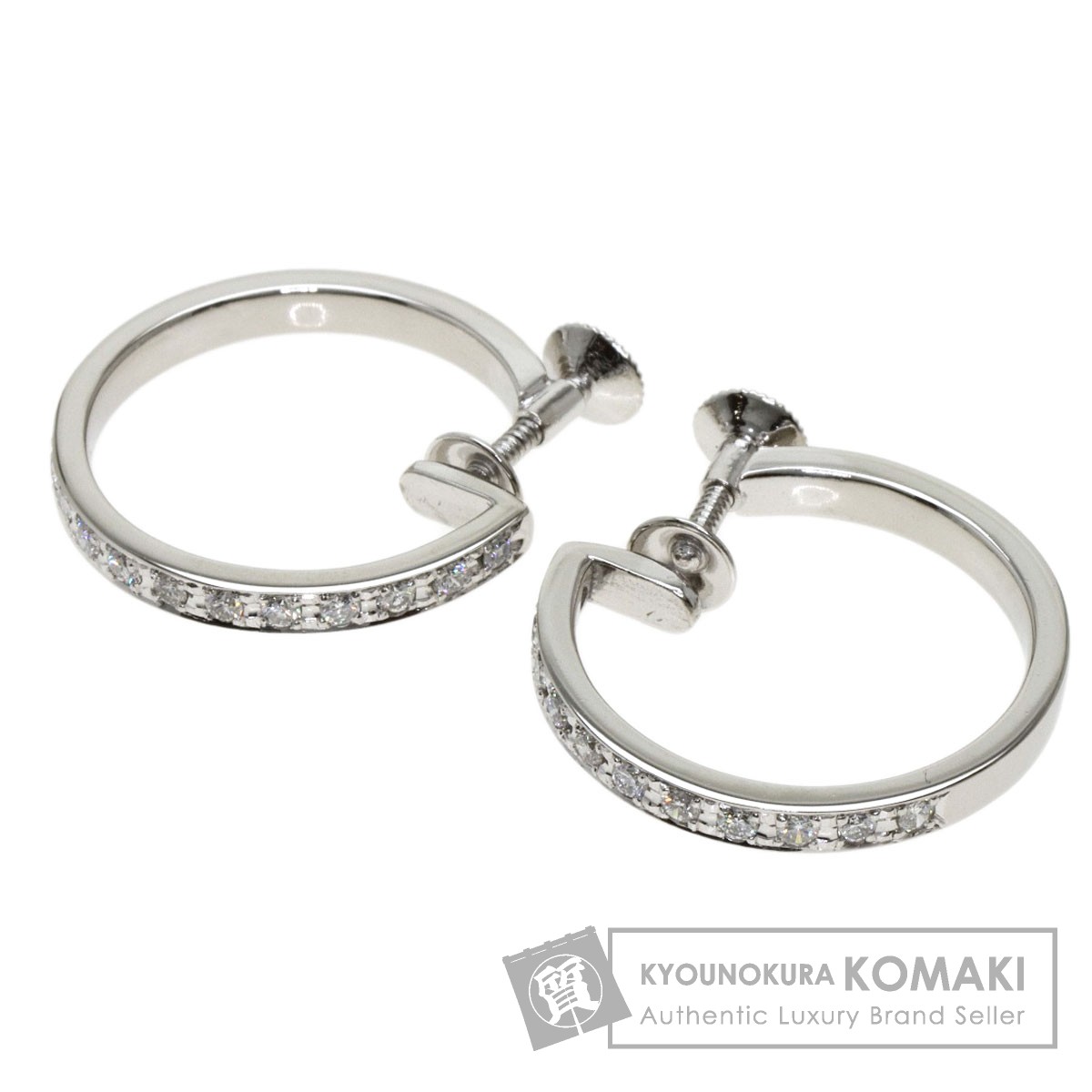 TASAKI Pt900 ダイヤルビーリングイヤリングプラチナ田崎