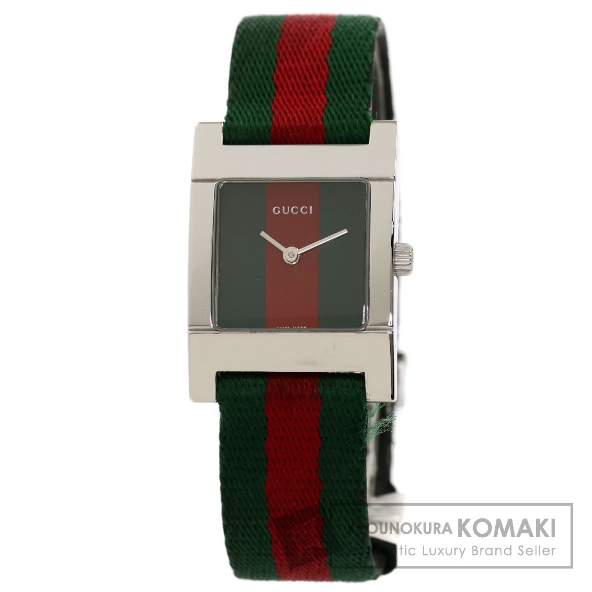 GUCCI グッチ 7700L スクエアフェイス 腕時計 ステンレス