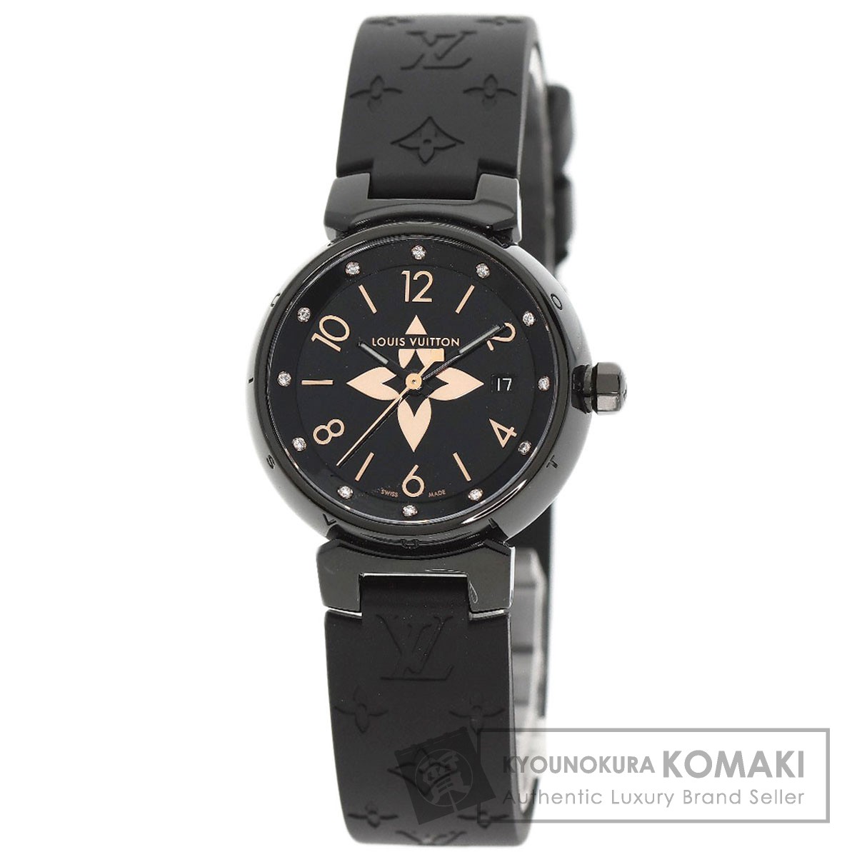 LOUIS VUITTON ルイヴィトン QA047 タンブール オールブラックPM