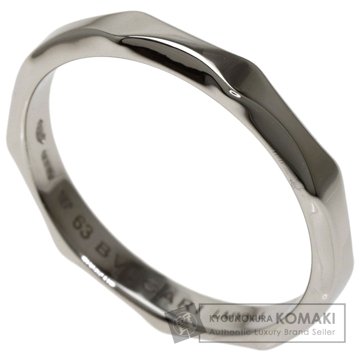 BVLGARI ブルガリ リング Pt950 48 4800925A0002 BVLGARI ブルガリ インフィニート #63 リング・指輪 プラチナ