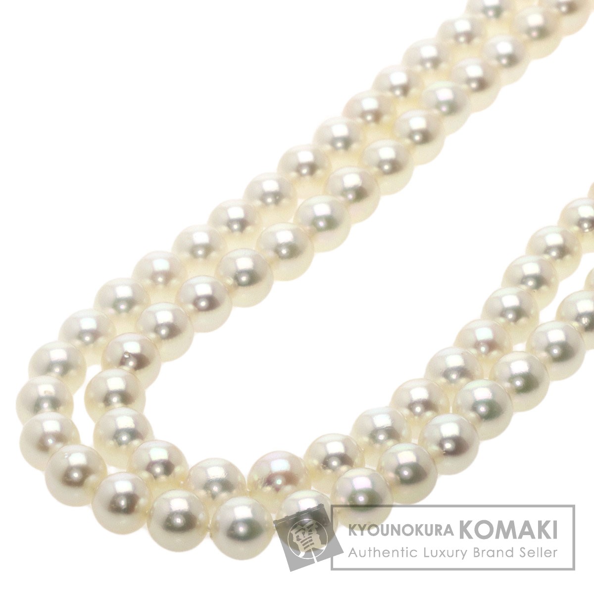 田崎真珠　2連ネックレス TASAKI（タサキ・田崎真珠） 2連 真珠（パール）ネックレス