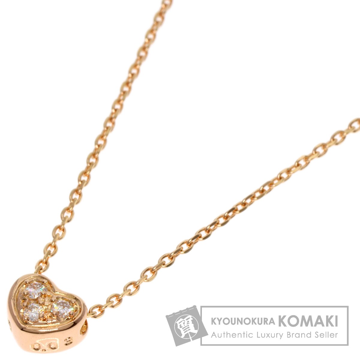 TASAKI タサキ ハート ダイヤモンド ネックレス K18ピンク