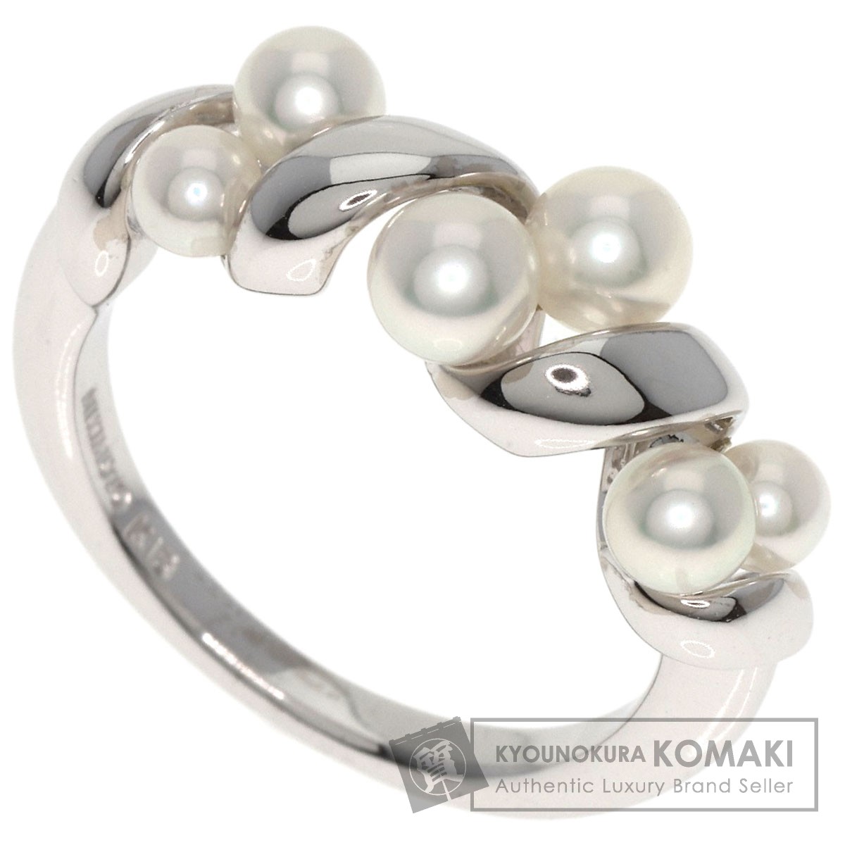 MIKIMOTO ミキモト ベビーパール 真珠 リング・指輪 K18ホワイト