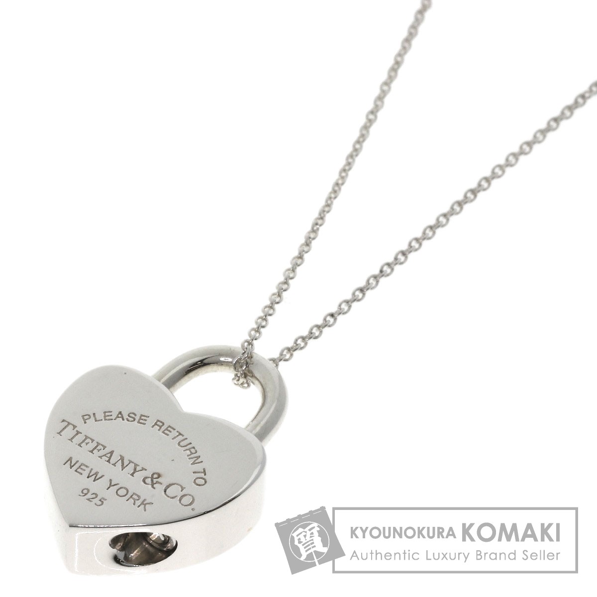 Tiffany & Co. ティファニー 925シルバー ロック型ネックレス