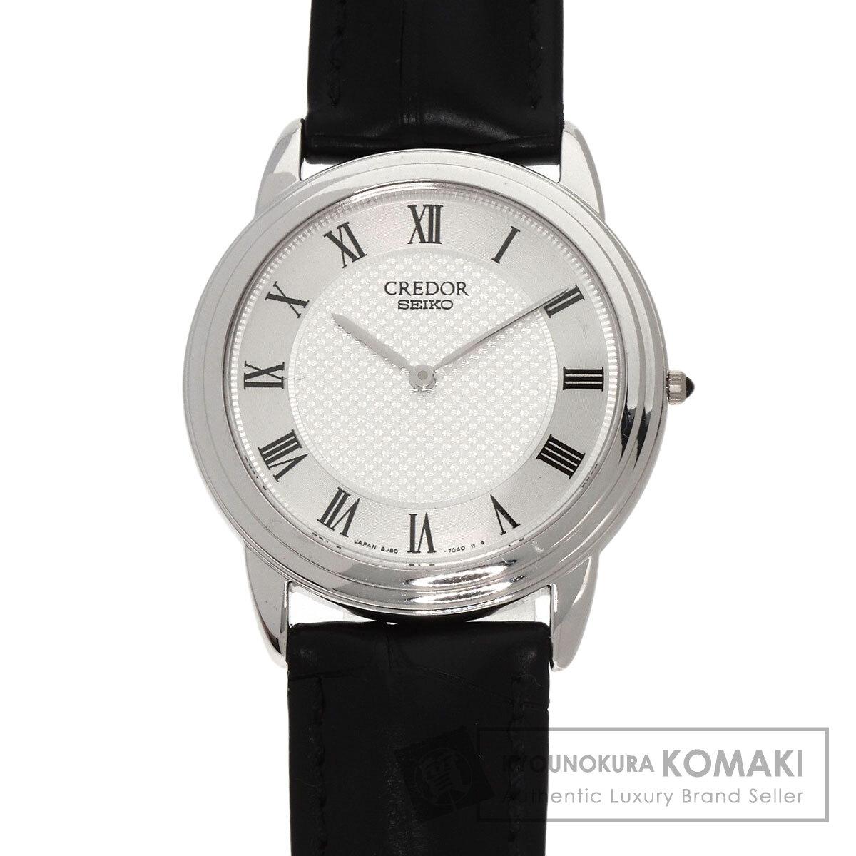 SEIKO　クレドール　8J80-7020　18KT　K18　時計 JA-2287| セイコー クレドール 8J80-7020 18KT 金無垢 ラウンド