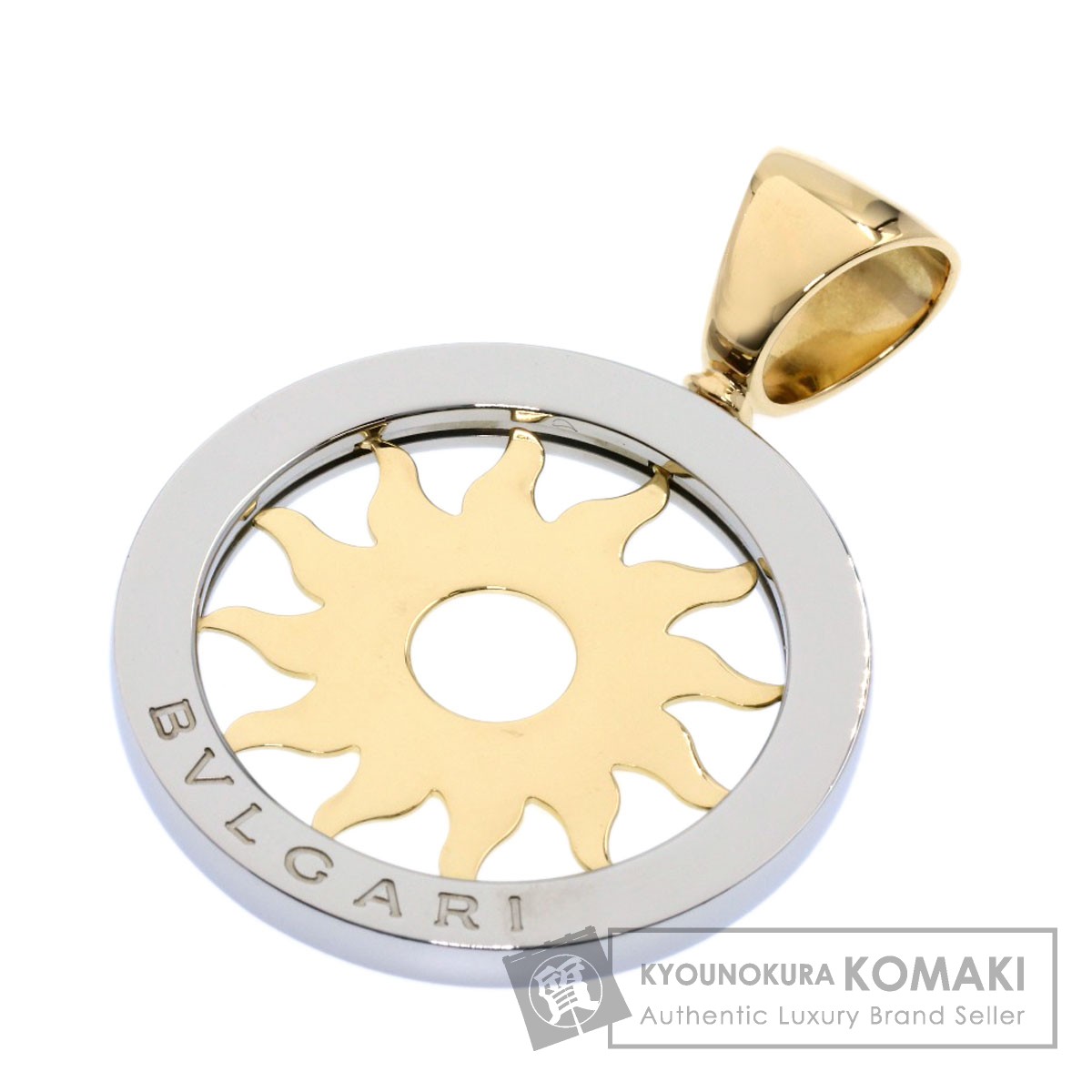 BVLGARI ブルガリ トンドサン ペンダントトップ ステンレス