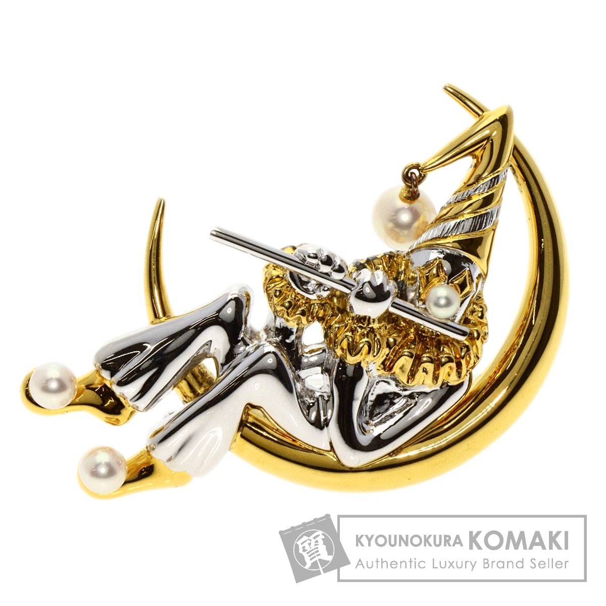美品⭐️MIKIMOTO シルバーパールブローチ✨ 可憐でエレガントな