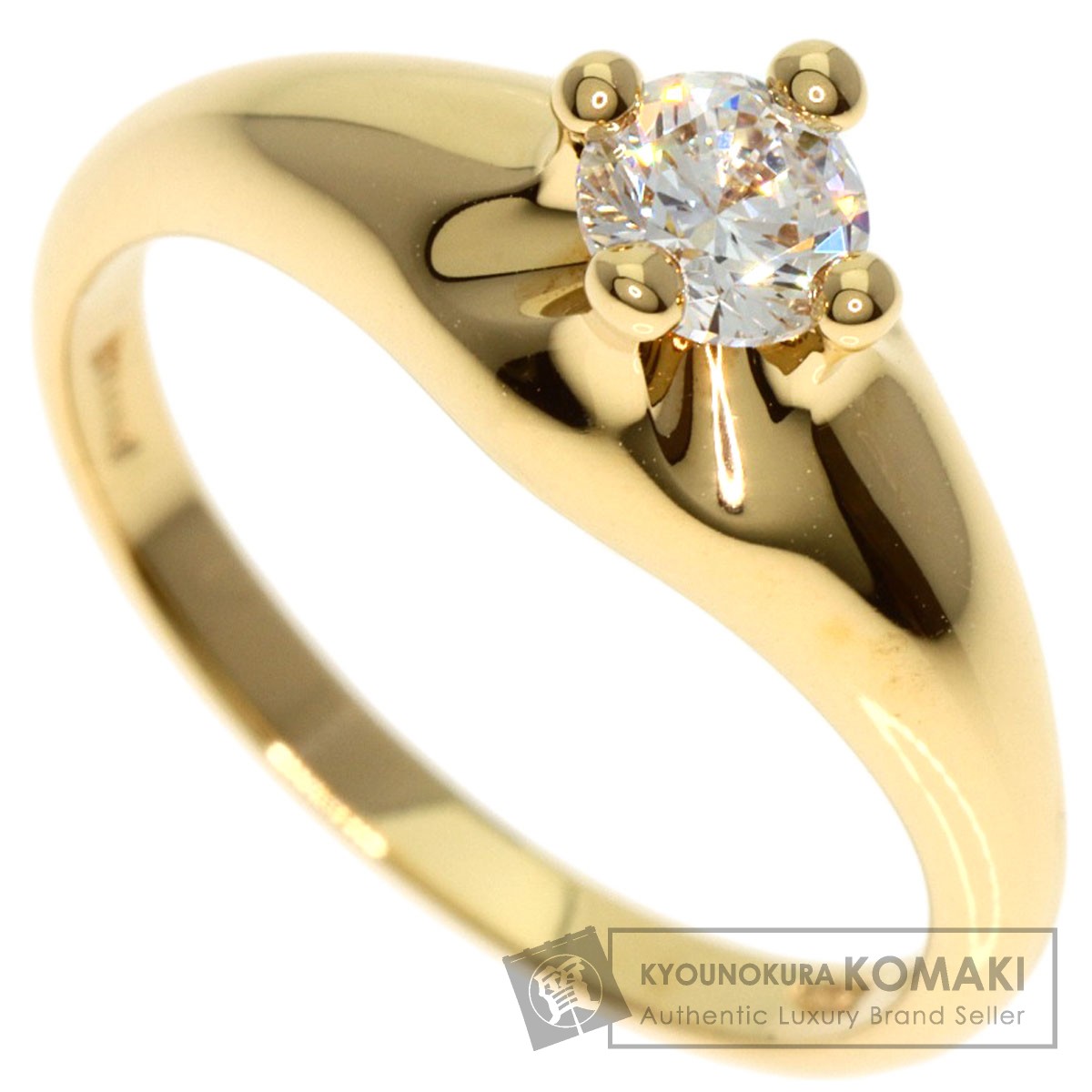 ❣️ブルガリ　BVLGARI　コロナダイアモンドリング超美品鑑付き❣️ BVLGARI ブルガリ コロナ 1P ダイヤモンド リング・指輪 プラチナPT950