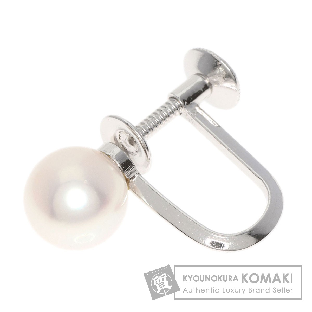 MIKIMOTO ミキモト アコヤパール 真珠 片方のみ イヤリング K14