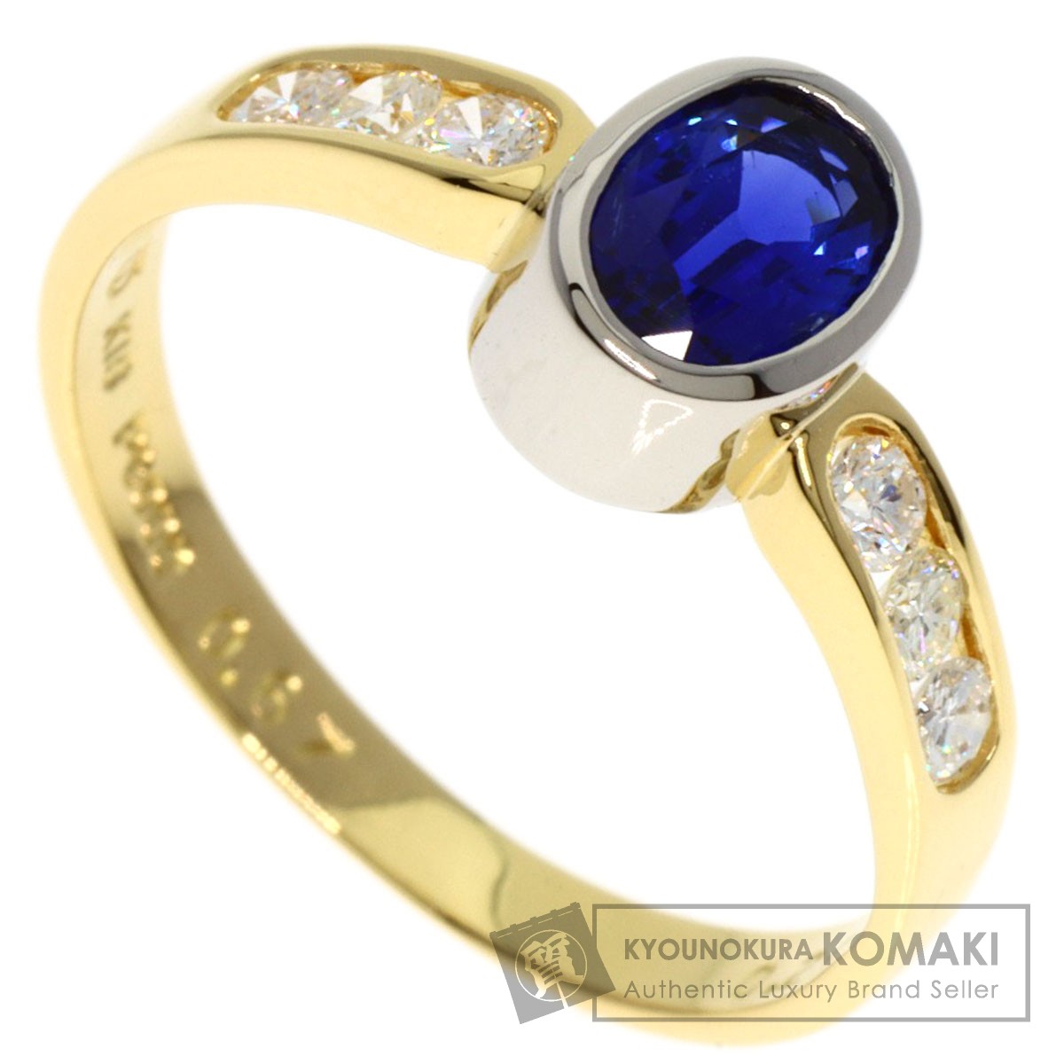 TASAKI タサキ サファイア ダイヤモンド リング・指輪 K18イエロー