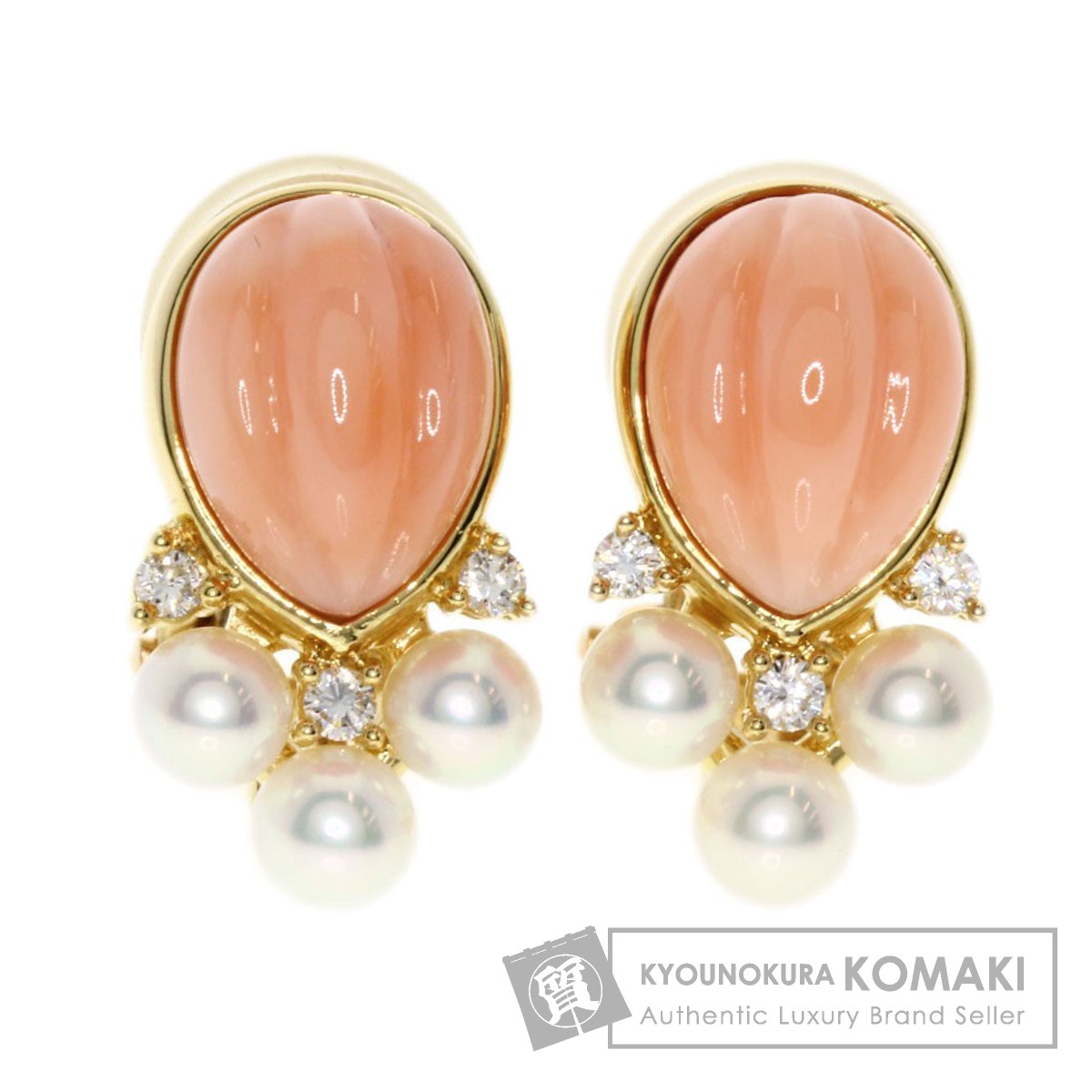 TASAKI タサキ 珊瑚 サンゴ パール 真珠 ダイヤモンド