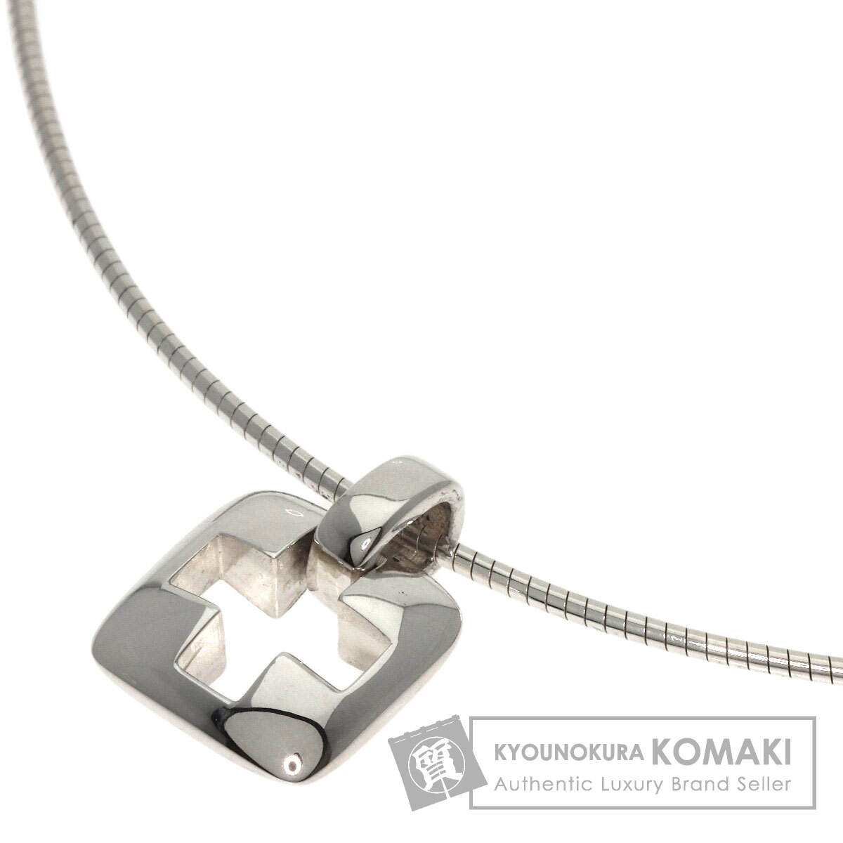 TIFFANY&Co. ティファニー オープンクロス スクエア ネックレス
