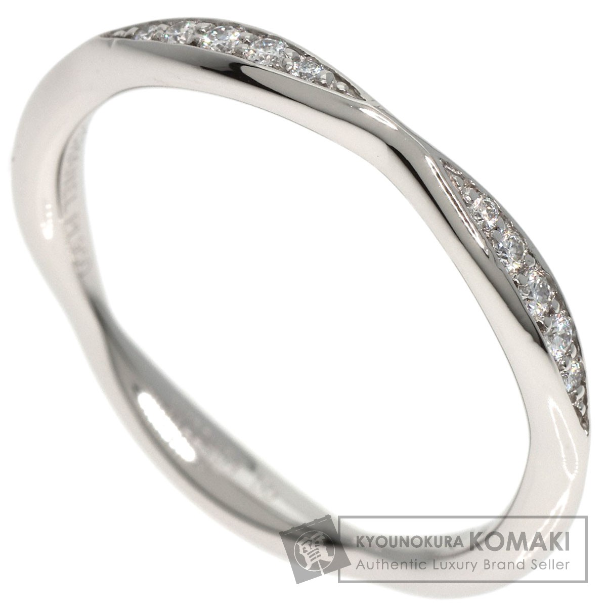 CHANEL シャネル カメリア ハーフエタニティ ダイヤモンド #55 リング