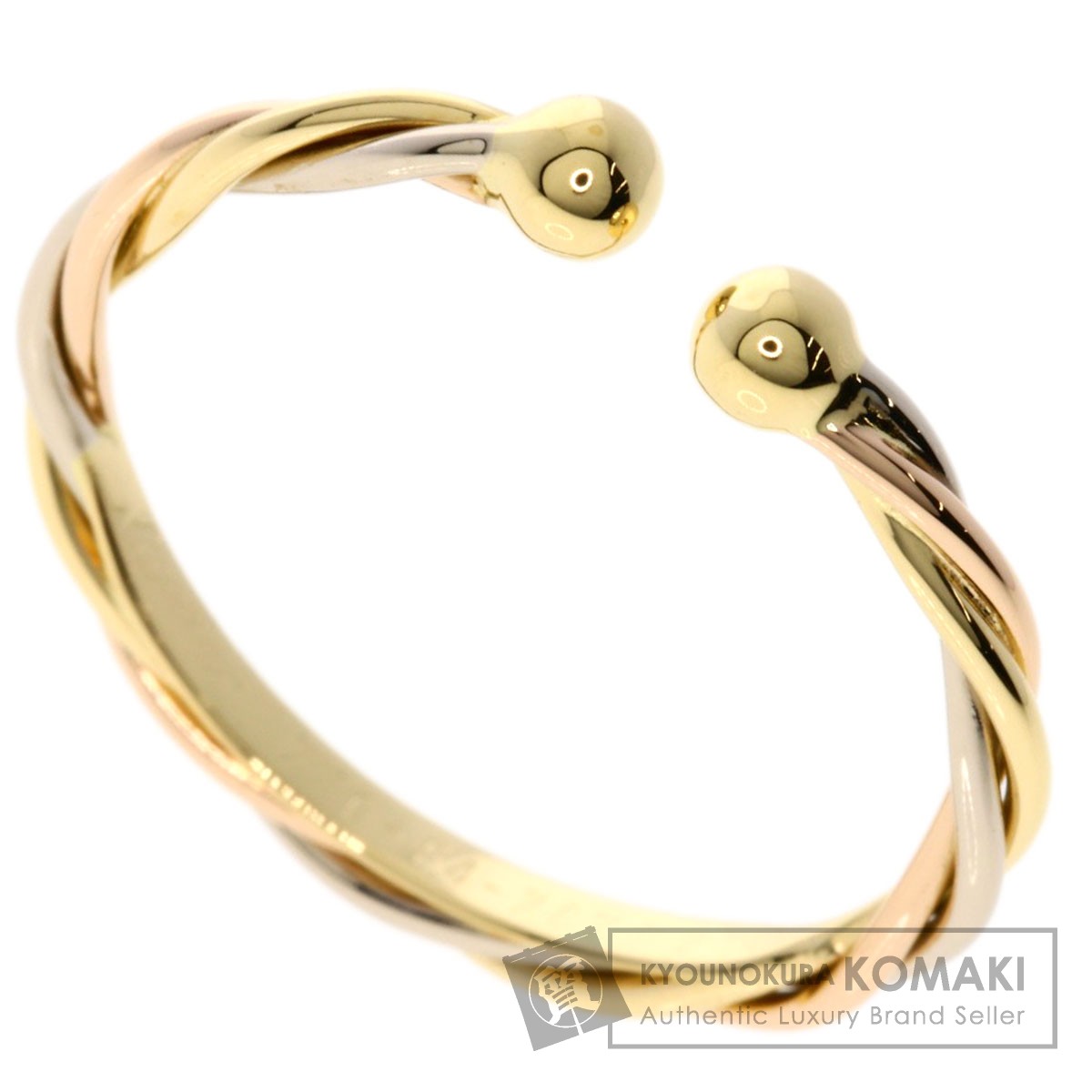 M*7様 値下げしました！ ツイストデザイン トリニティーリング