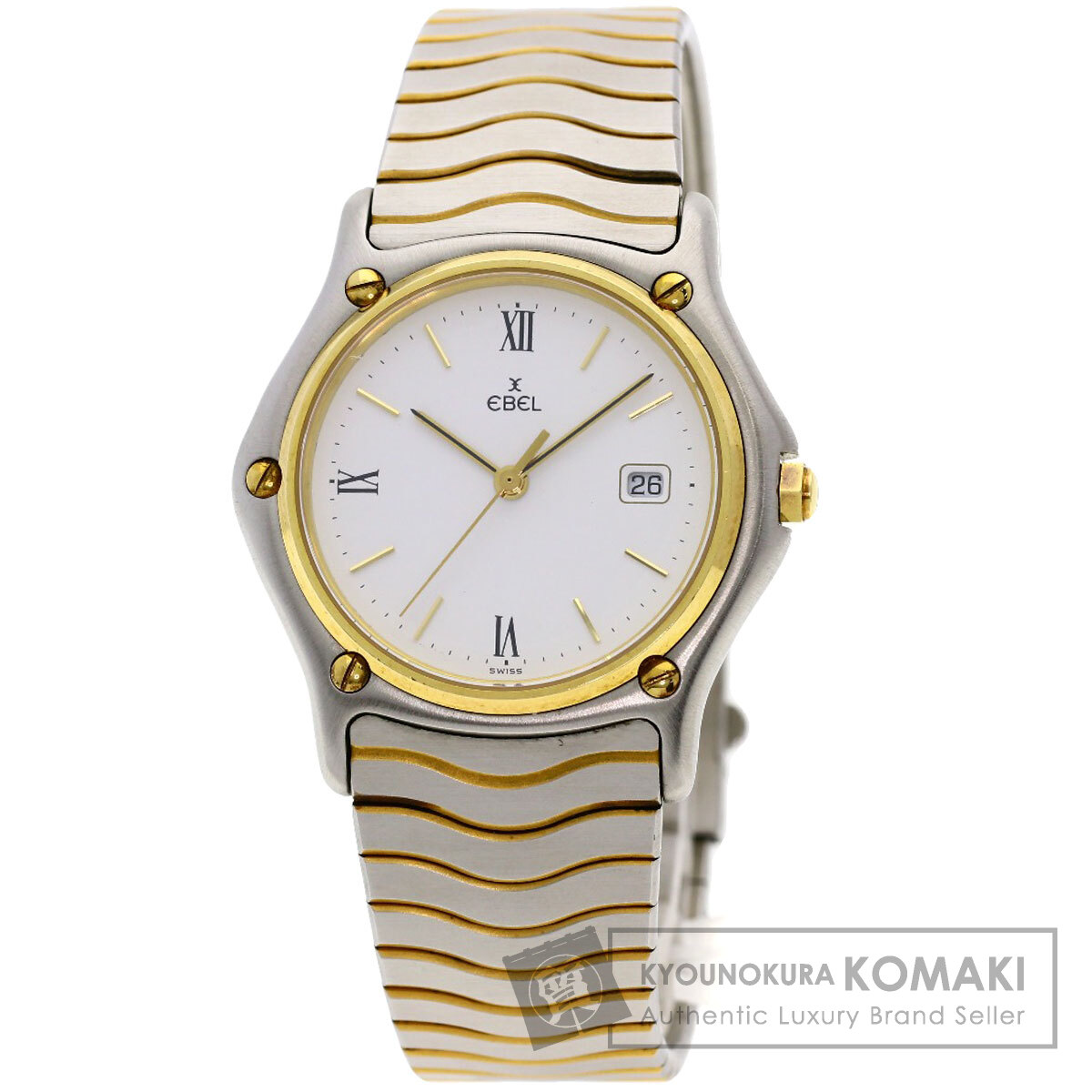 小猫　EBEL 腕時計 エベル　クラシック　175901 ジャンク EBEL エベル クラシックウエーブ 腕時計 ステンレススチール/SS
