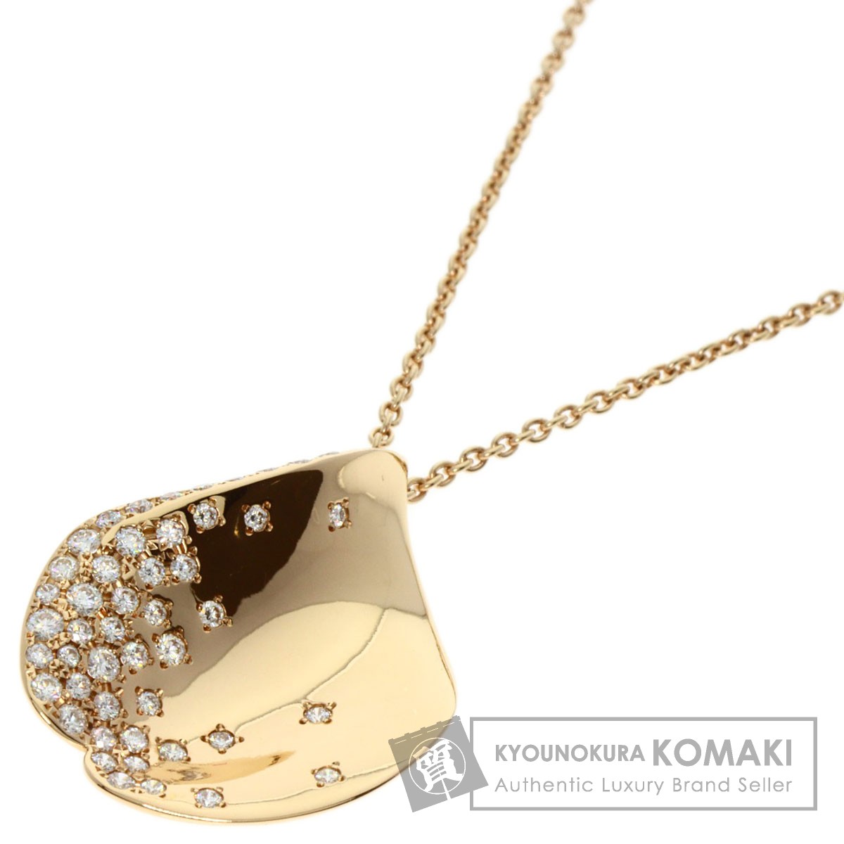 MIKIMOTO ミキモト ダイヤモンド ネックレス K18ピンクゴールド