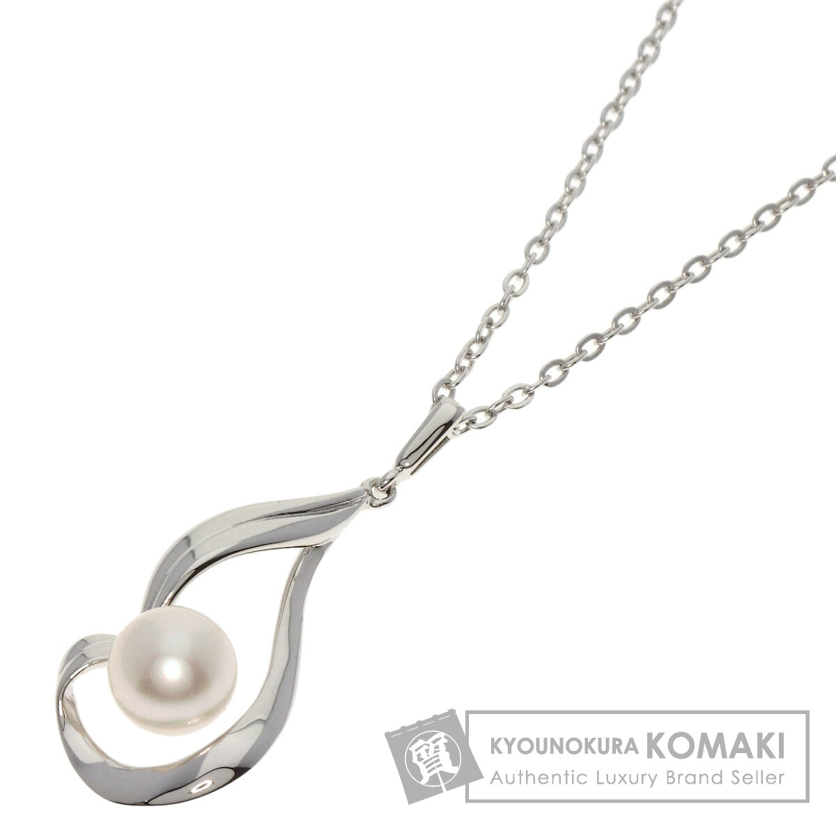 MIKIMOTO ミキモト アコヤパール 真珠 ネックレス シルバー