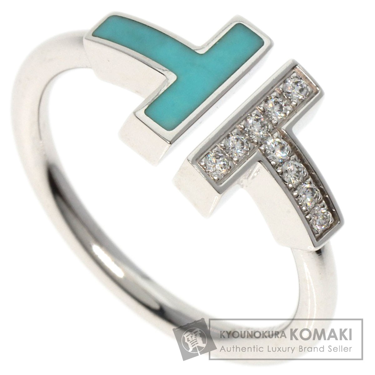 TIFFANY&Co. ティファニー Tワイヤー ターコイズ ダイヤモンド