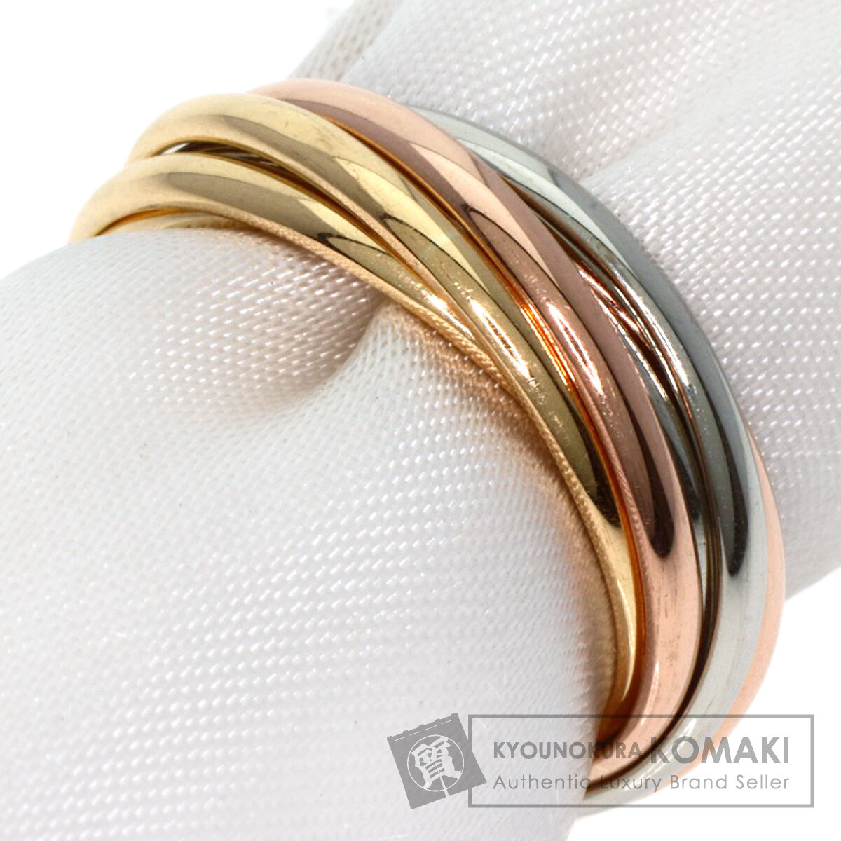 CARTIER カルティエ トリニティ 7連 #47 リング・指輪 K18