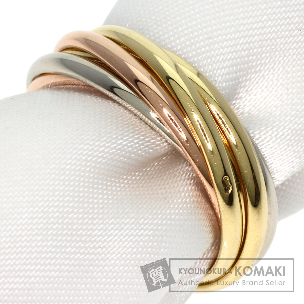 CARTIER カルティエ トリニティ 7連 #48 リング・指輪 K18イエロー